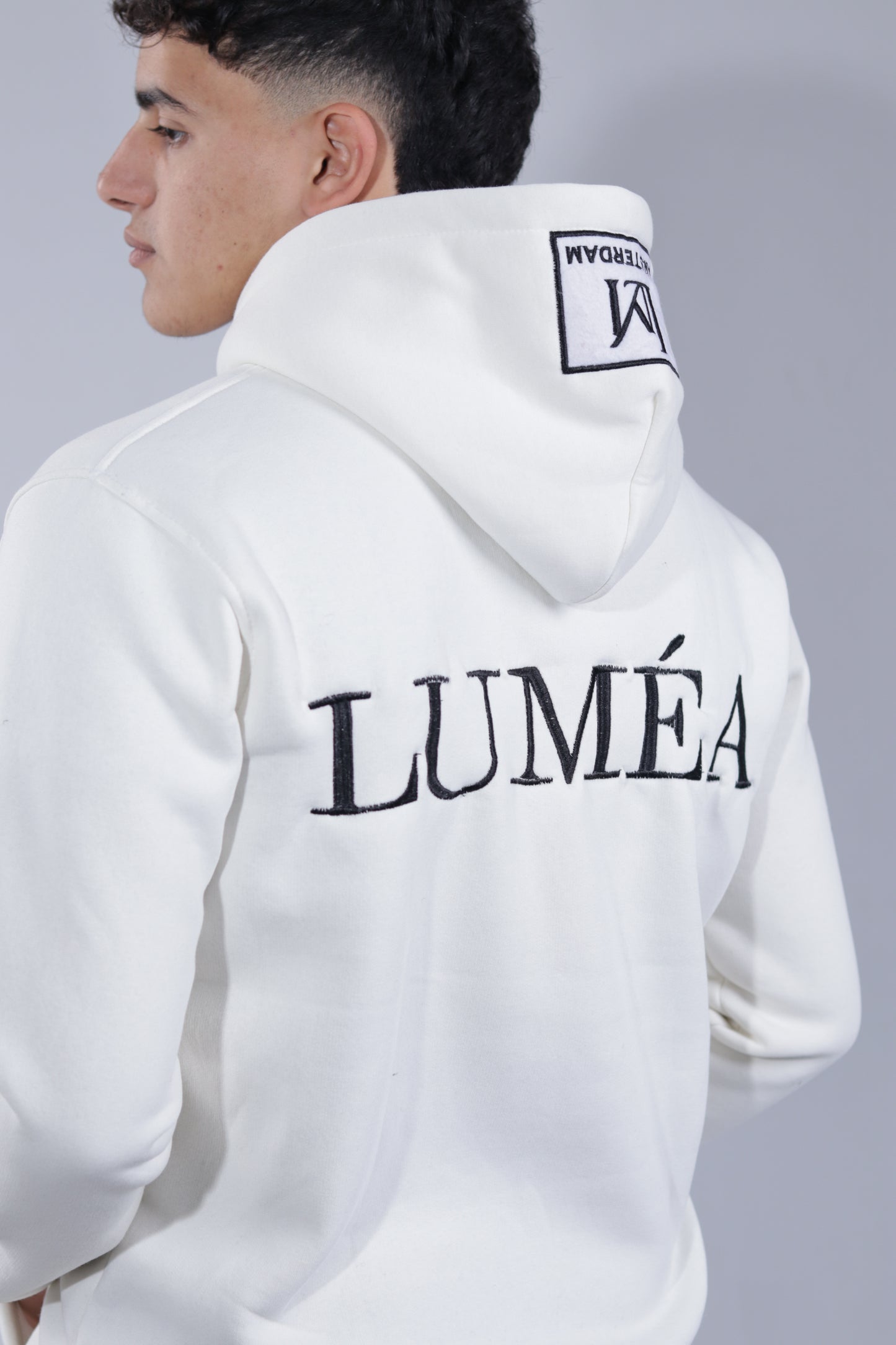 Luméa Statement Hoodie - White