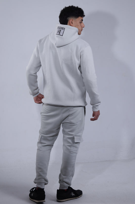 LUMÉA AMSTERDAM – Grey Signature Cargo Sweatpants