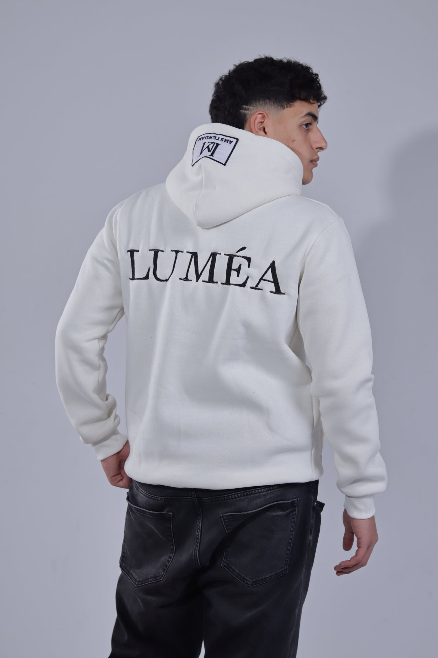 Luméa Statement Hoodie - White